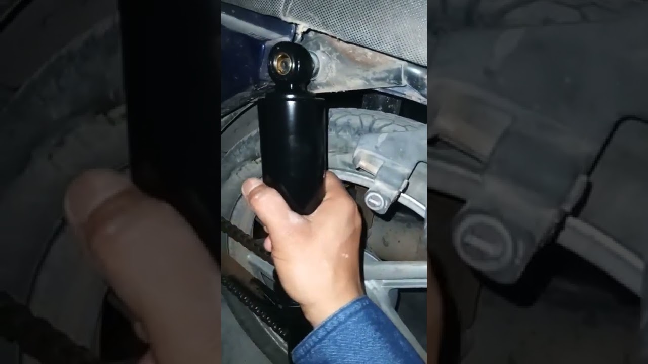 como cambiar mis amortiguadores traseros de una moto ft 125