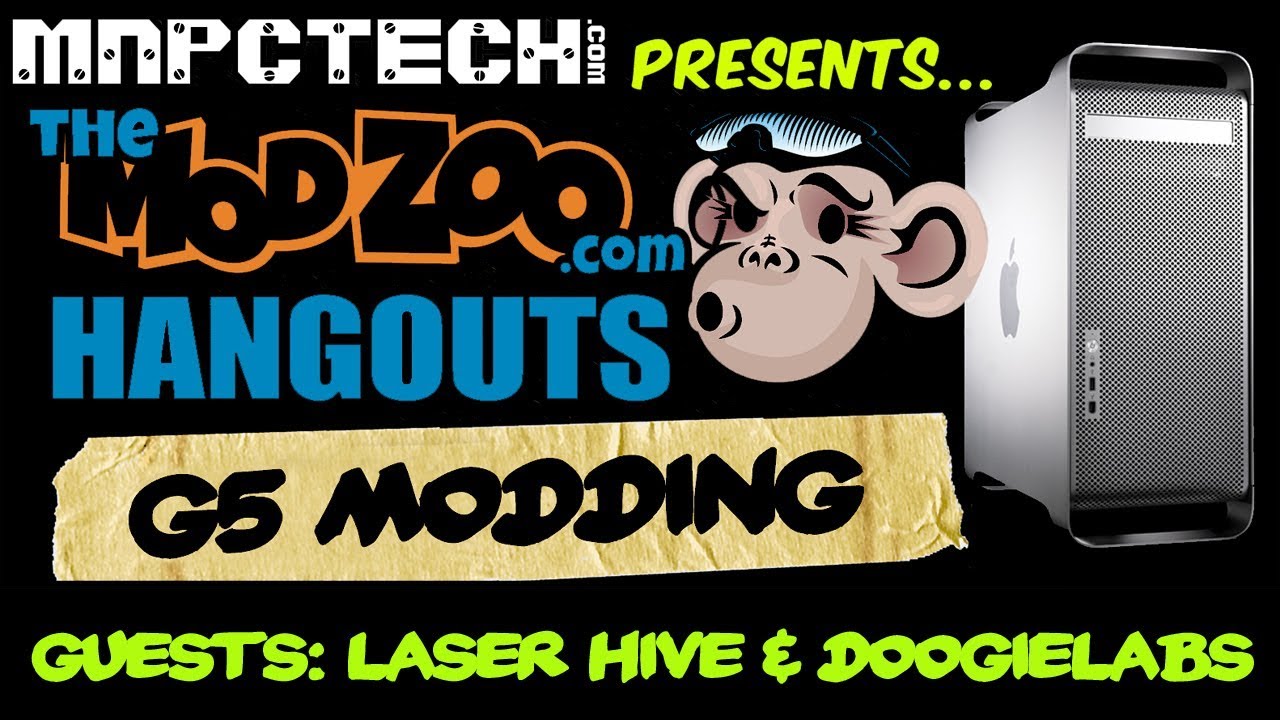 Apple G5 Case Modding with Laser Hive & DoogieLabs