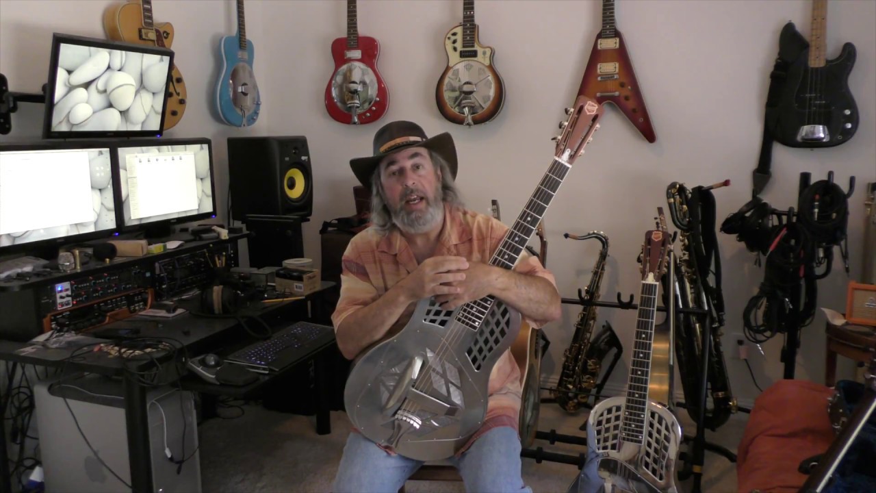 National Custom Resonator Guitar No. 2 / brass vs. German silver / www.bdfrank.com