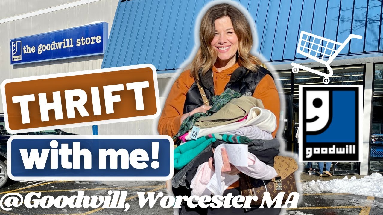 Thrift With me at Goodwill Worcester, MA! Bread & Butter Haul for Poshmark & Ebay & THRIFT HAUL