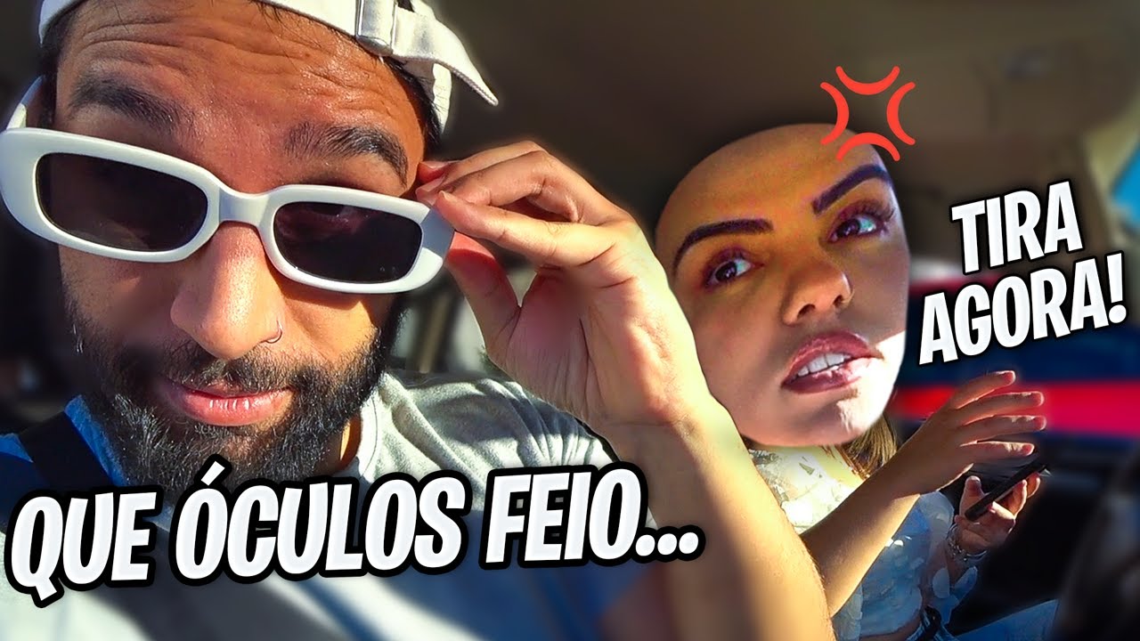 ELA APELOU COMIGO POR CAUSA DE UM ÓCULOS FEIO 😂