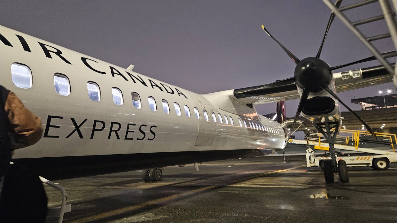 Air Canada De Havilland Dash 8-400 Flight From Toronto To Windsor (Full Video) 2026-02-19