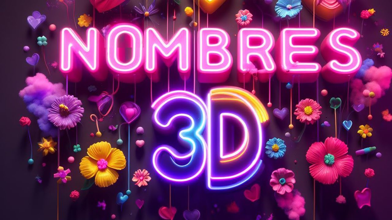Alternativa a IDEOGRAM. Crea gratis imágenes con texto y diseños personalizados con tu nombre en 3D.