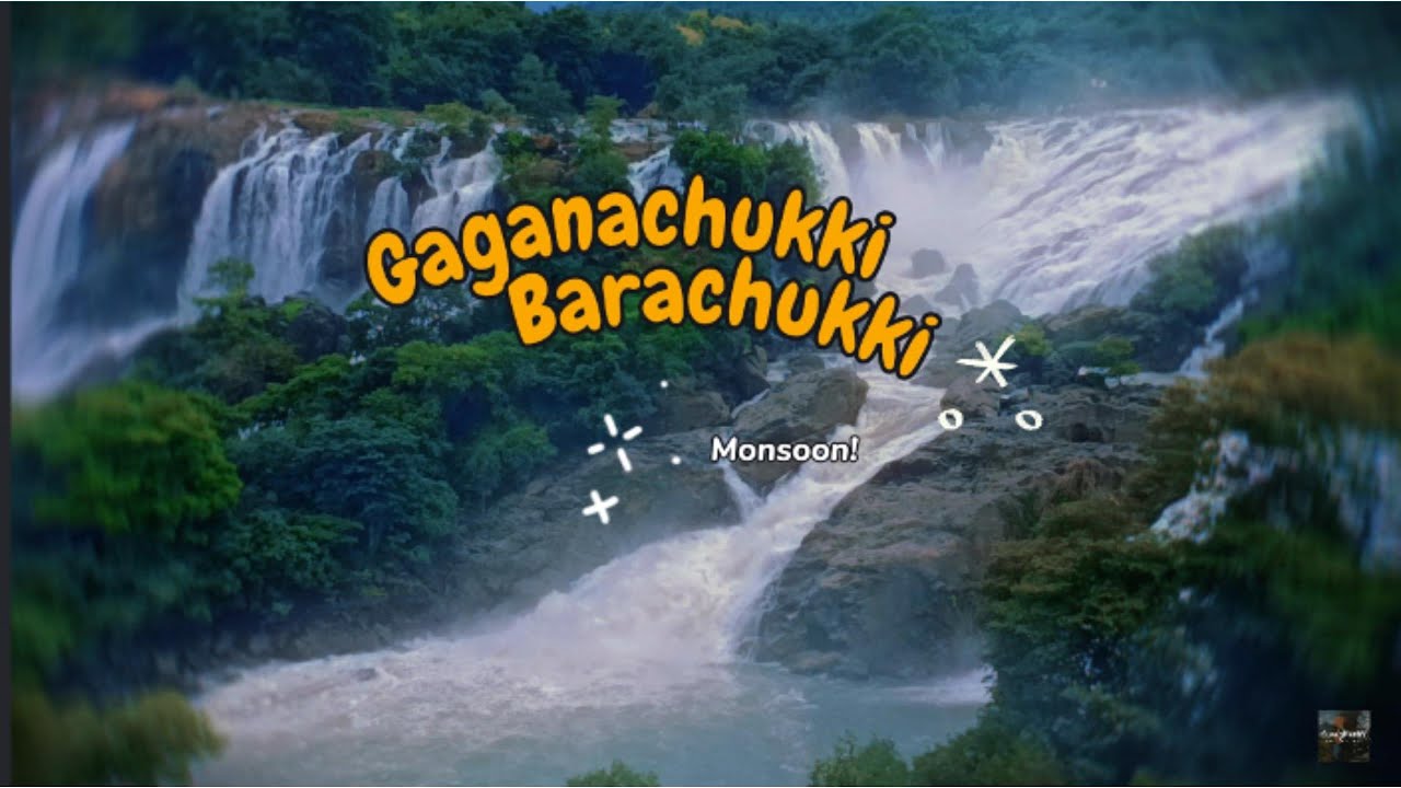 🌊 Monsoon Glory at Gaganachukki & Bharachukki Waterfalls | July 2025 View 🌧️