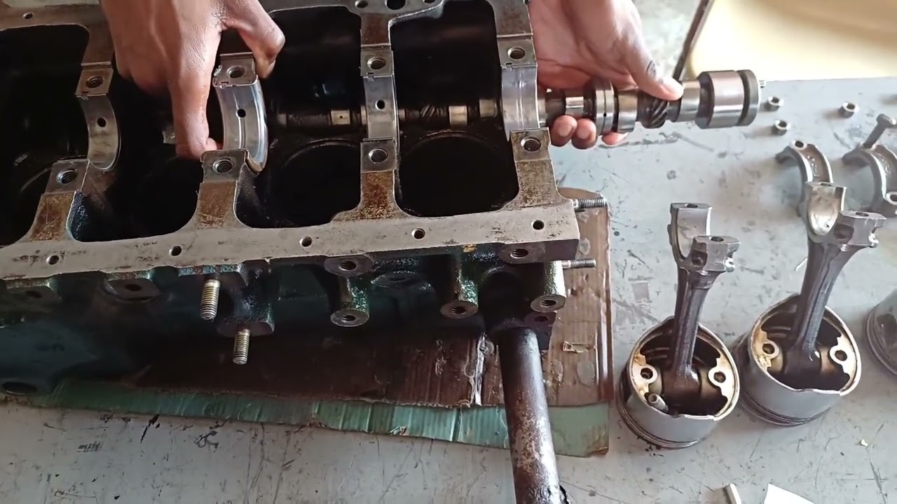 Nissan 1400 engine disassembly and assembly and overview.#southafrica