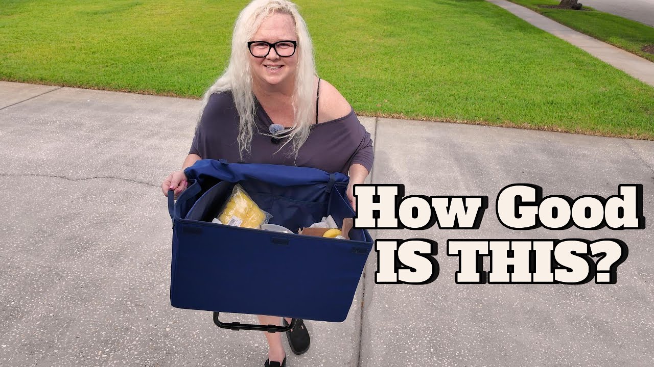🛒 HEAVY DUTY & FOLDABLE! KEDSUM 2-in-1 Shopping Cart REVIEW!