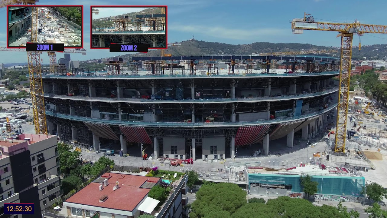 Emissi&oacute; en directe 4K! 07/06/26 de Las Obras del Camp Nou!