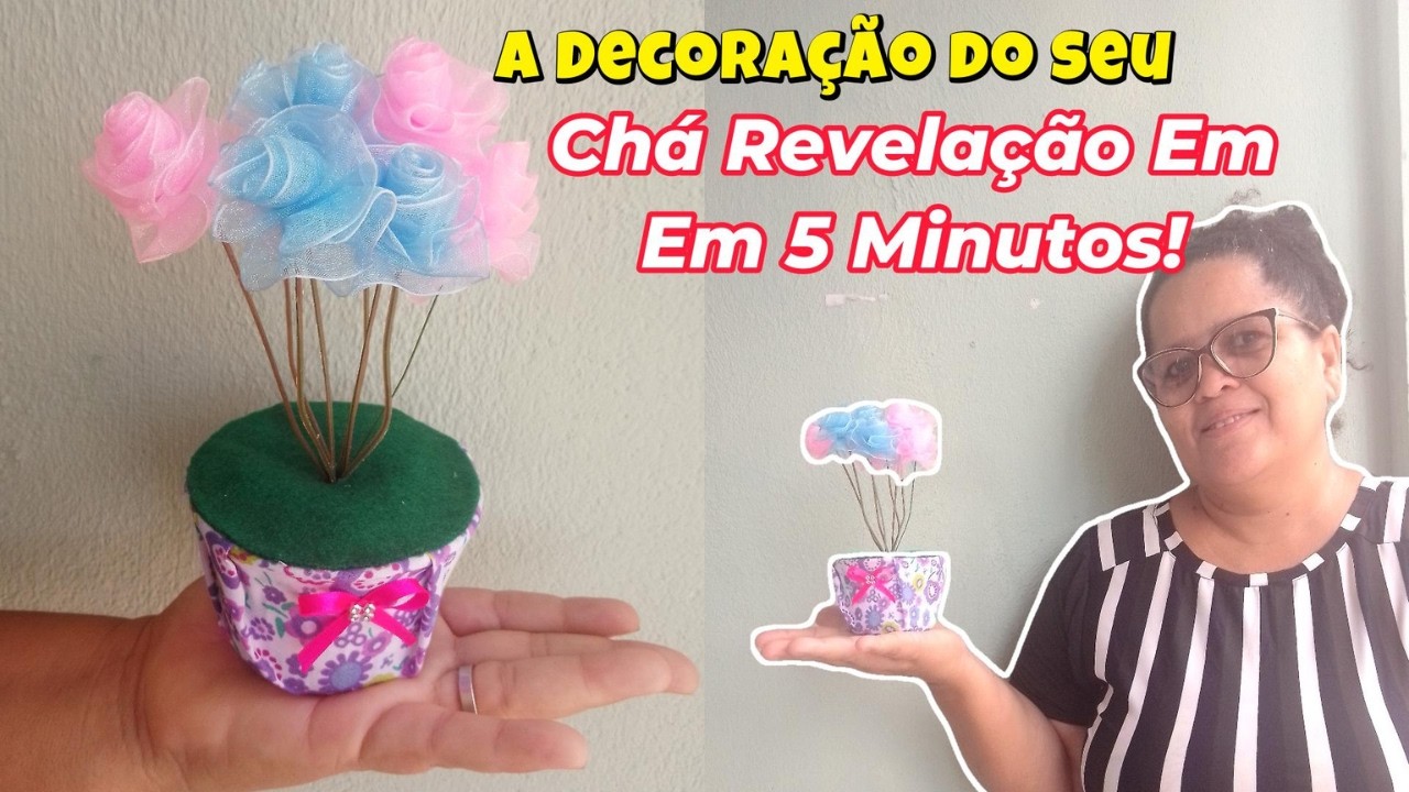 Como fazer decora&ccedil;&atilde;o simples para ch&aacute; revela&ccedil;&atilde;o em casa