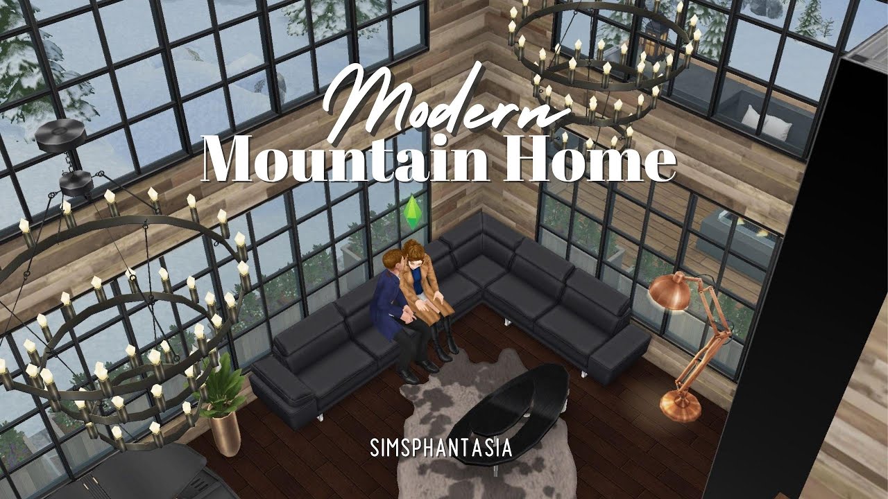 The Sims FreePlay ~ Modern Mountain Home | House Tour | Simsphantasia