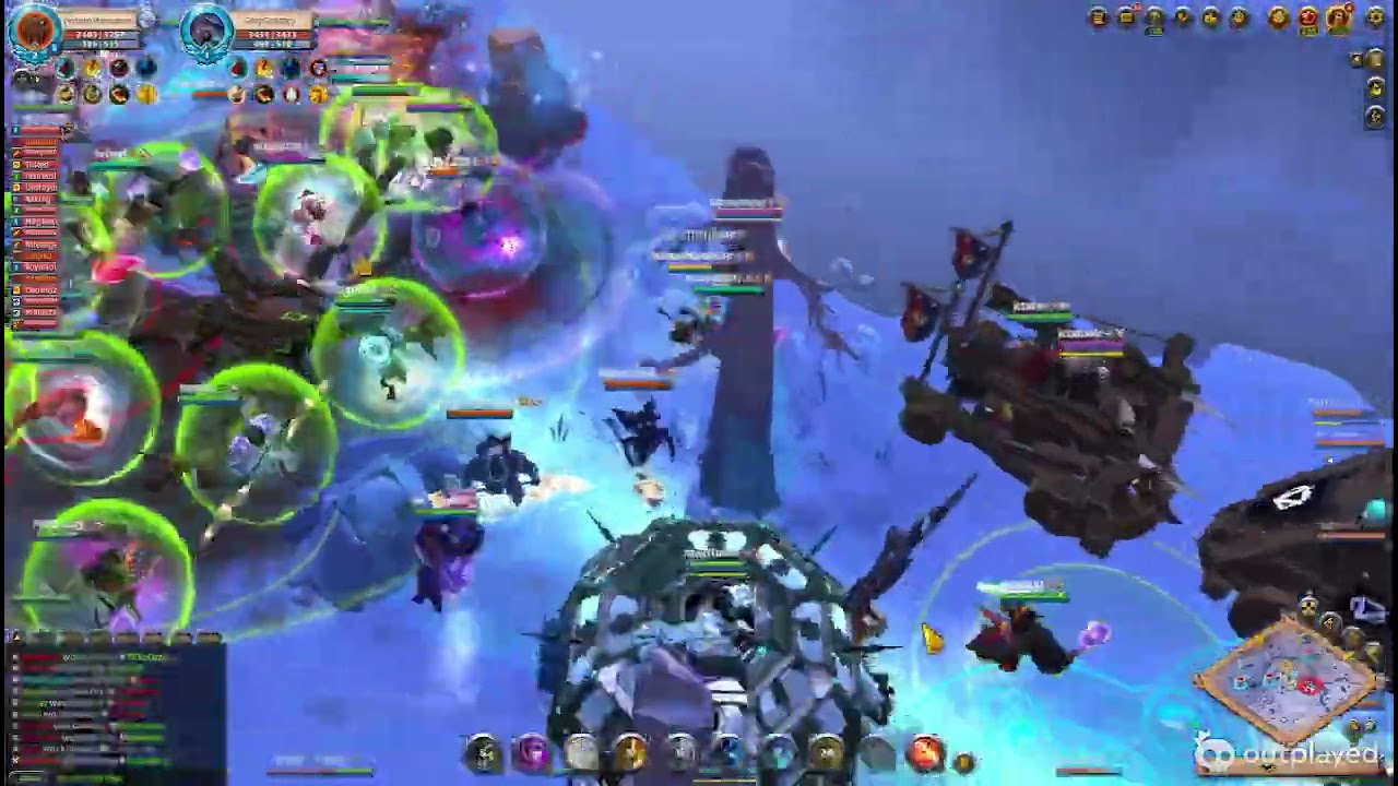gold castle fight polehammer POV vs ALL rise