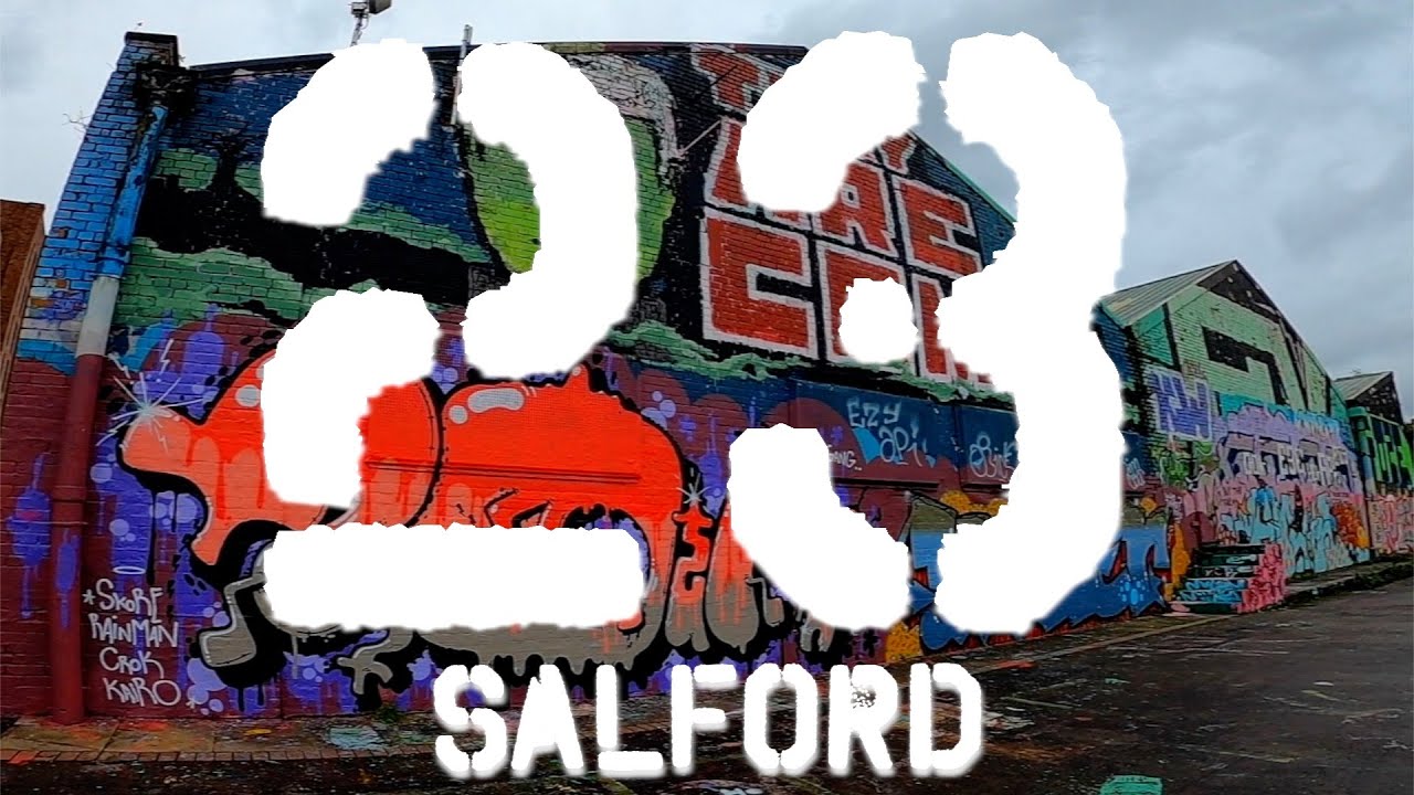 1 MILE OF GRAFFITI - SALFORD MANCHESTER UK - FULL WALL VISAL 23