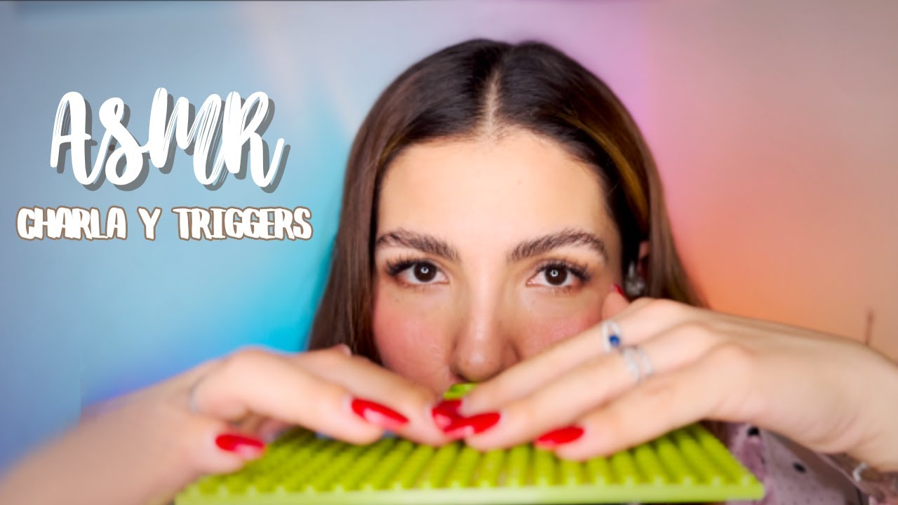 ASMR CHARLA + SCRATCHING  Y TAPPING😴  | CINDY ASMR 🩷