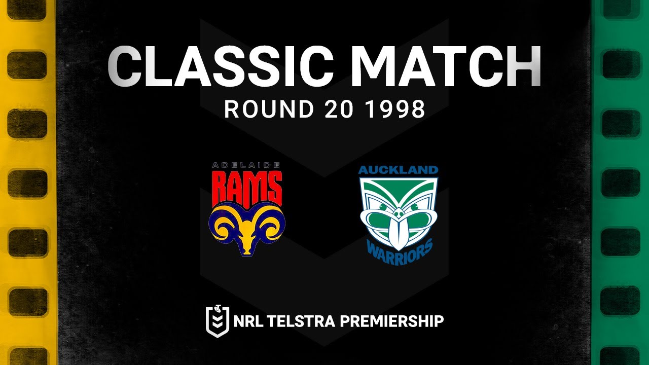 The last win for the Adelaide | Rams v Warriors Round 20, 1998 | Classic Match Replay | NRL