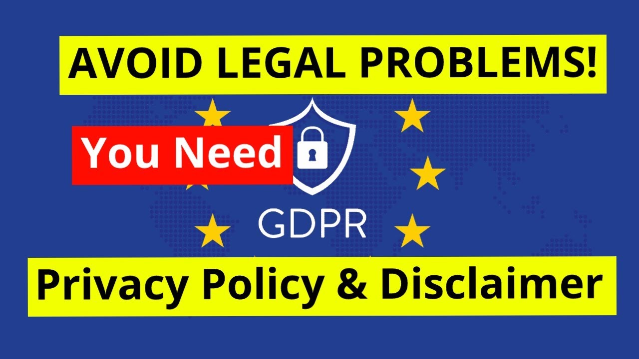 Avoid Legal Problems - Create Privacy Policy and Disclaimer WordPress Pages