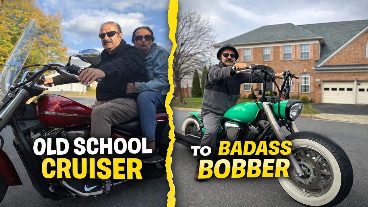 Bagger to Bobber Custom Yamaha VSTAR 1300 Full Build