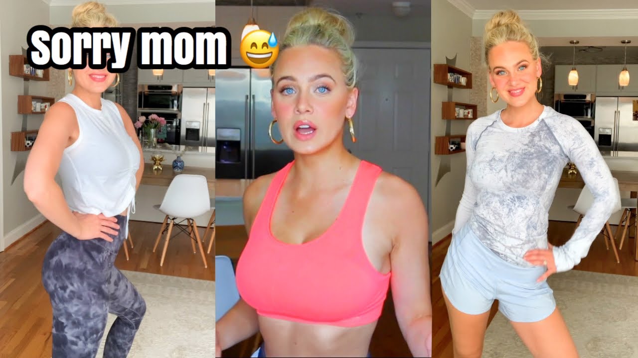 BIG BUST WORKOUT CLOTHING HAUL TRY ON