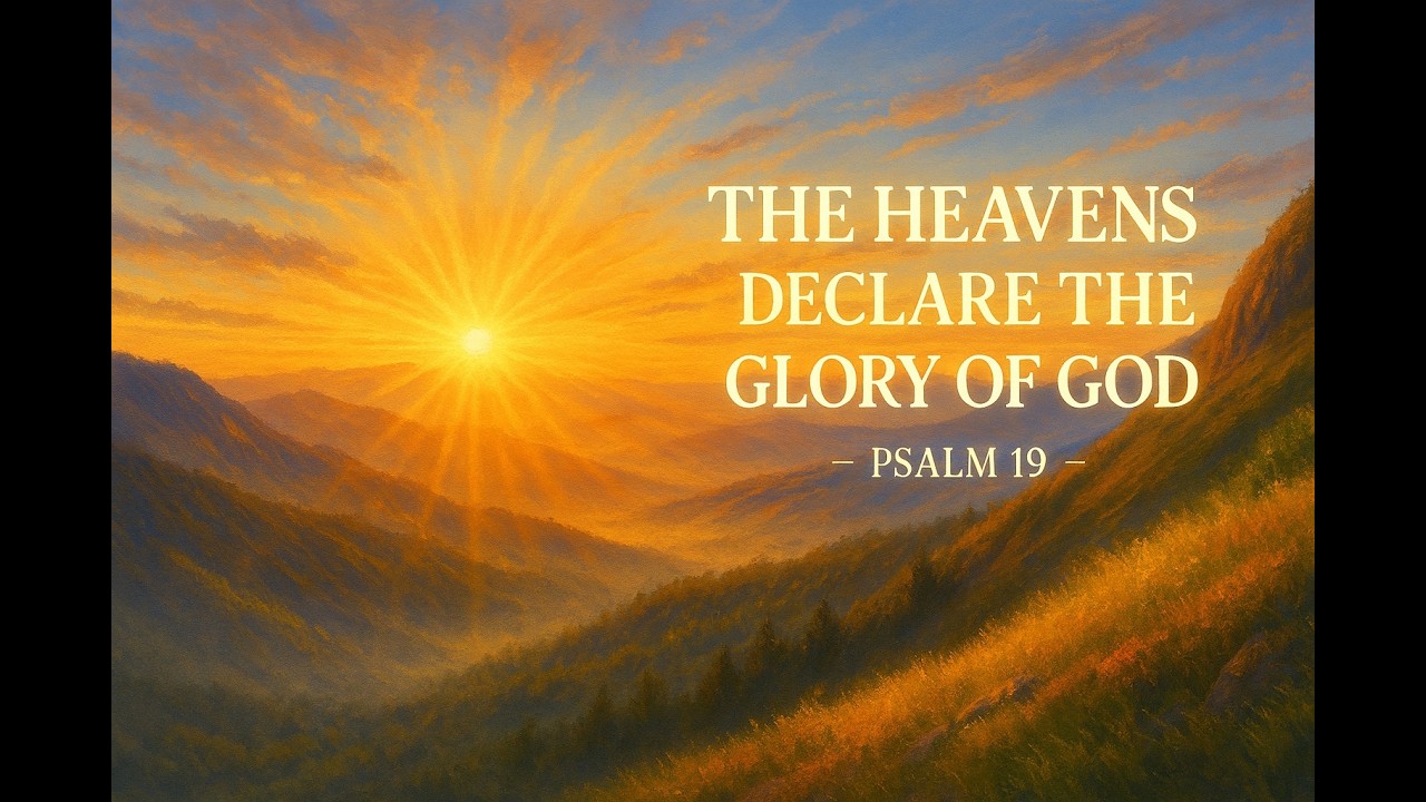 The Heavens Declare The Glory Of God -Psalm 19