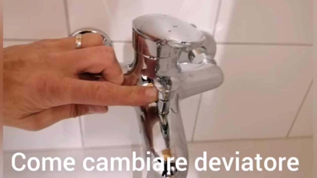 Come cambiare deviatore gruppo vasca