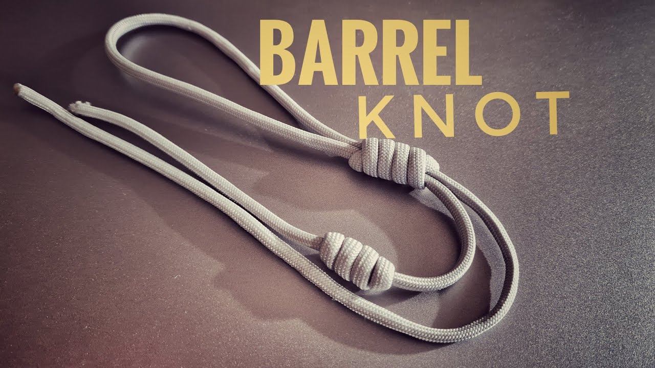 Paracord | Nó Barril | Barrel Knot