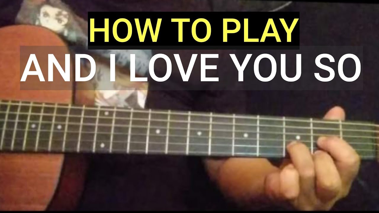 AND I LOVE YOU SO GUITAR LESSON #HOWTOPLAYANDILOVEYOYSO #DONMclean