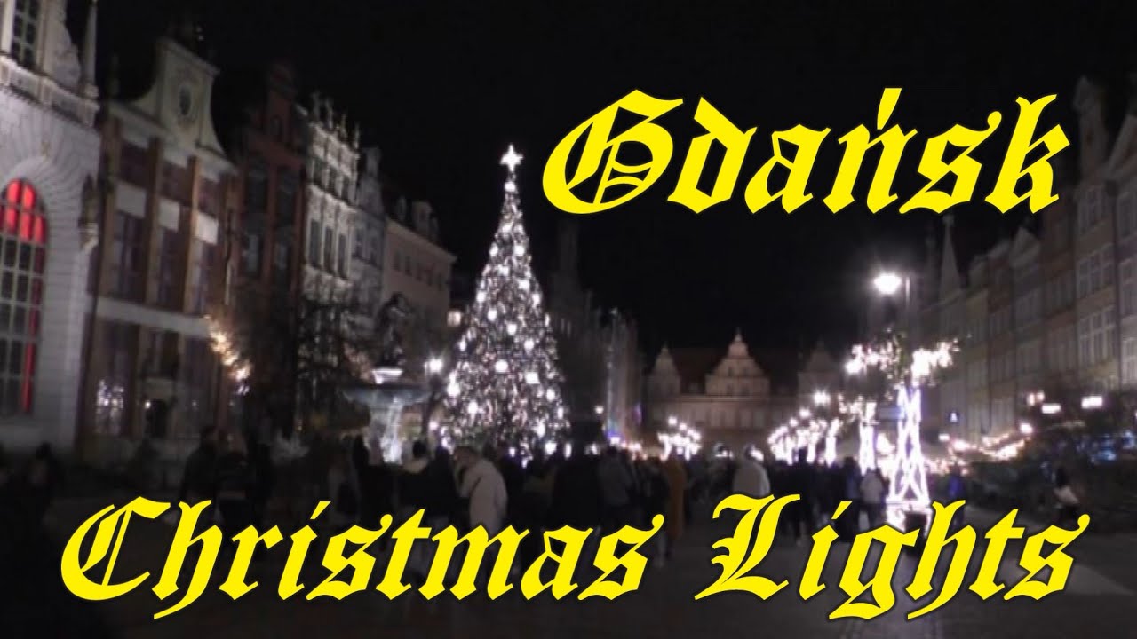 Christmas and New Year in Gdańsk. Light installations.