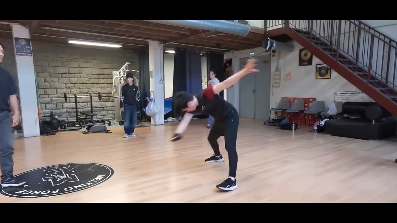 Session training avec Bboy Toto 😁