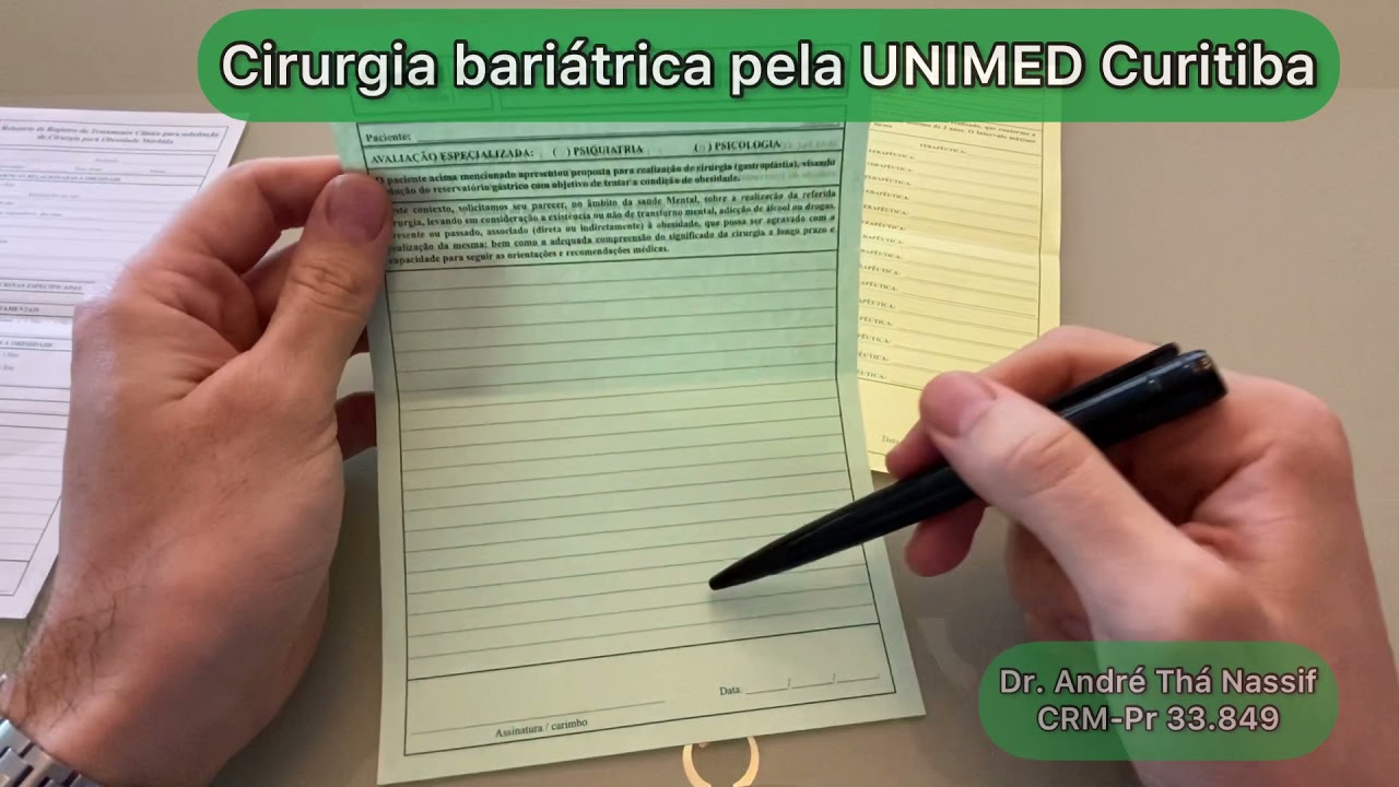 Como fazer cirurgia bariátrica pela Unimed Curitiba