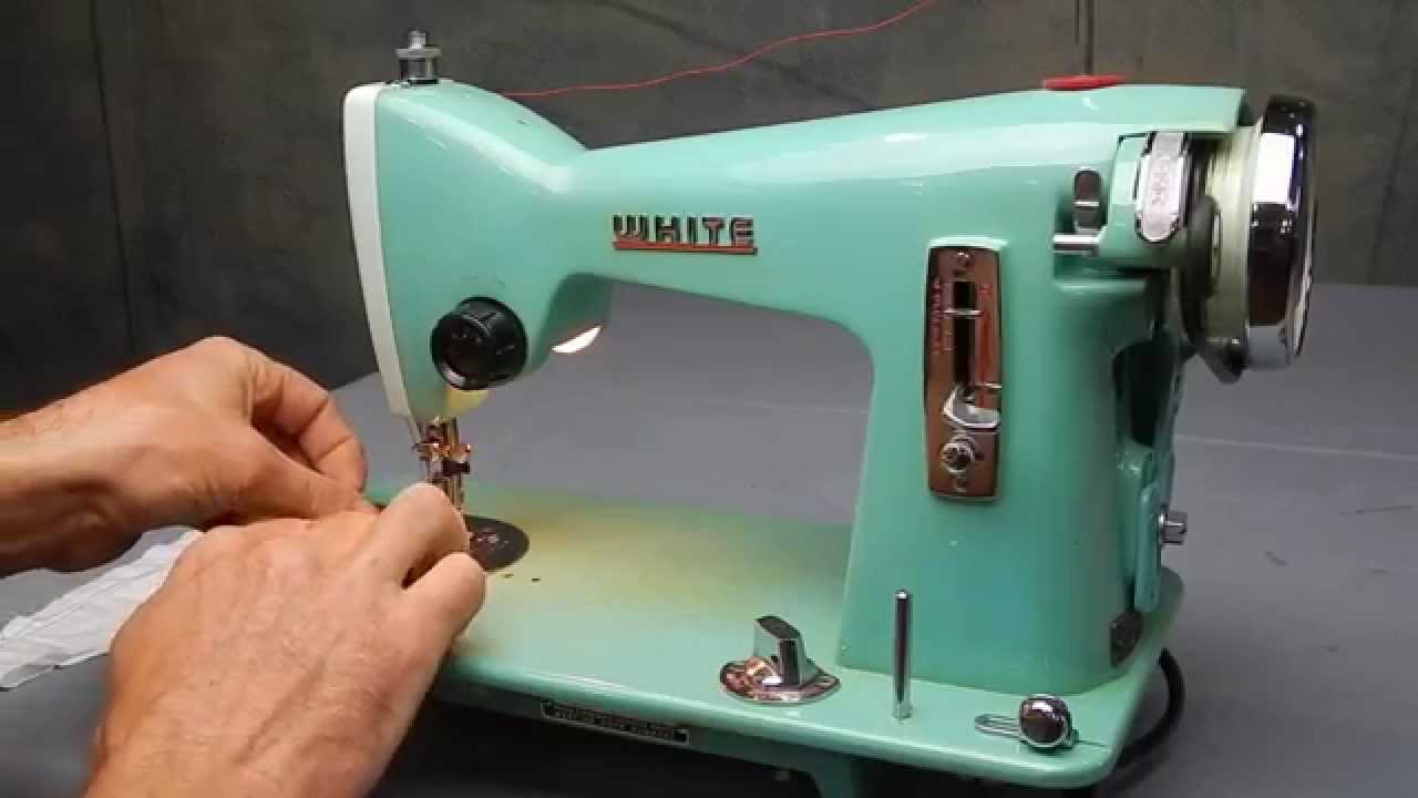 White Straight Stitch Sewing Machine