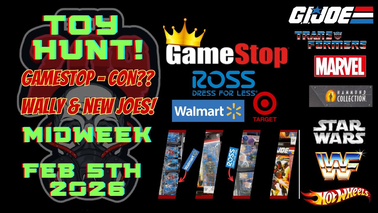 GAMESTOP-CON?! JOES for $10 TOY HUNTING NEW ACTION FIGURES FEB 5th MCFARLANE GI JOE MARVEL