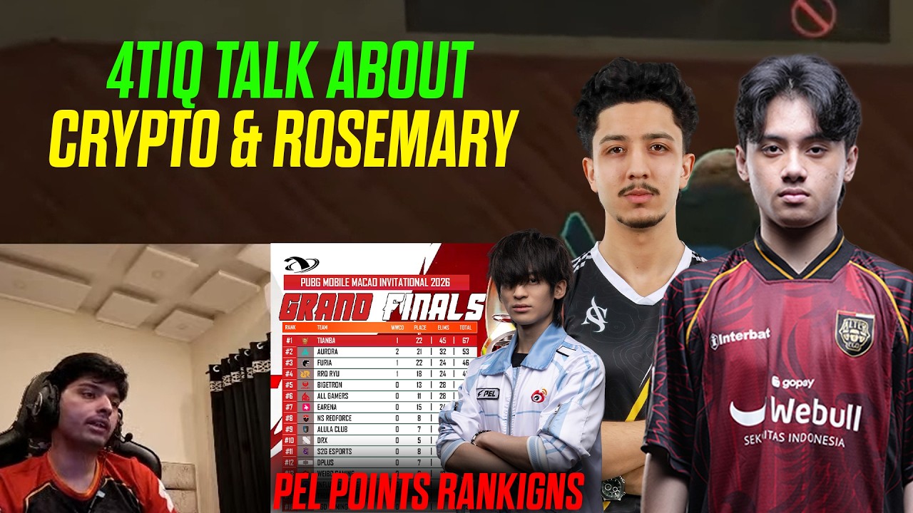 4T Falak PMWC Виза 😍 4TIQ говорят о Rosemary и крипте 🥲 Финал Macau Invitational, день 1 - ENC
