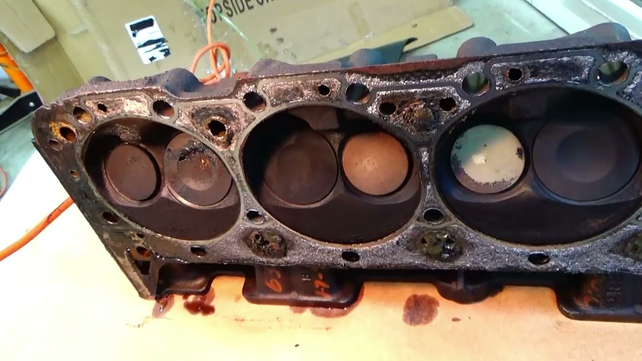 Chevy 350 застрял клапан