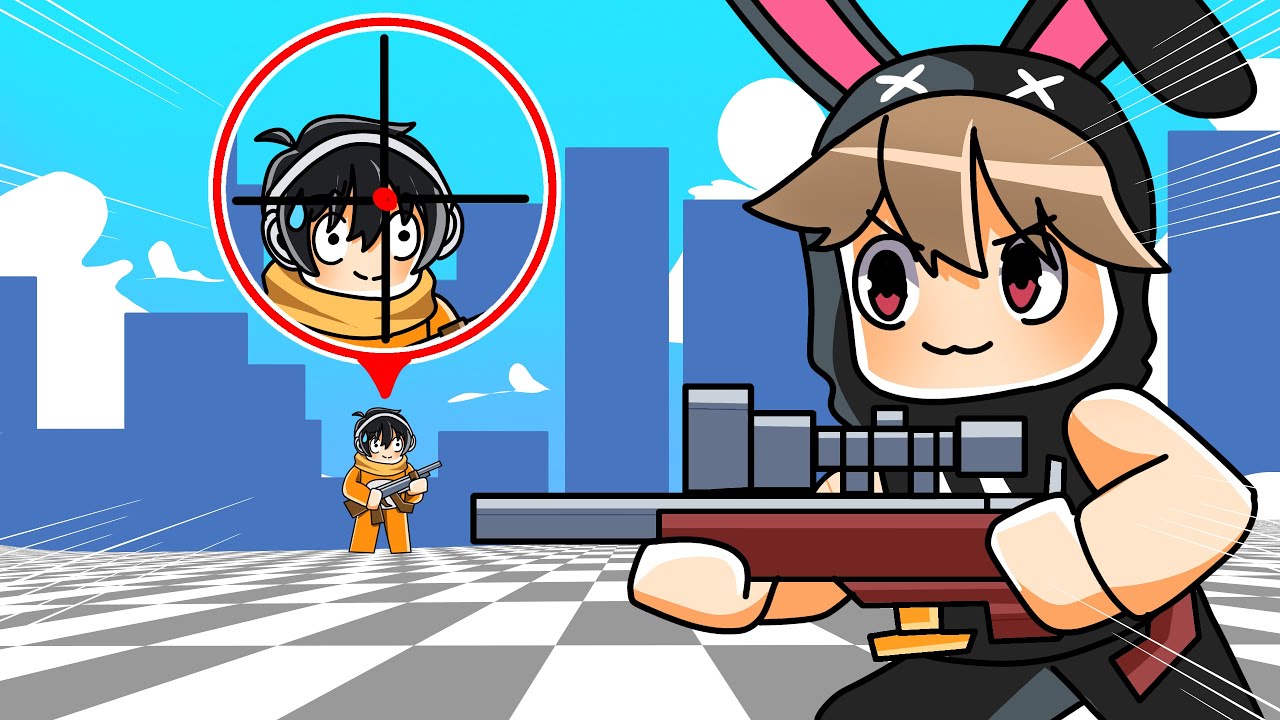 I CHALLENGE MY FRIENDS TO PLAY RIVALS BUT SNIPER ONLY IN ROBLOX!!