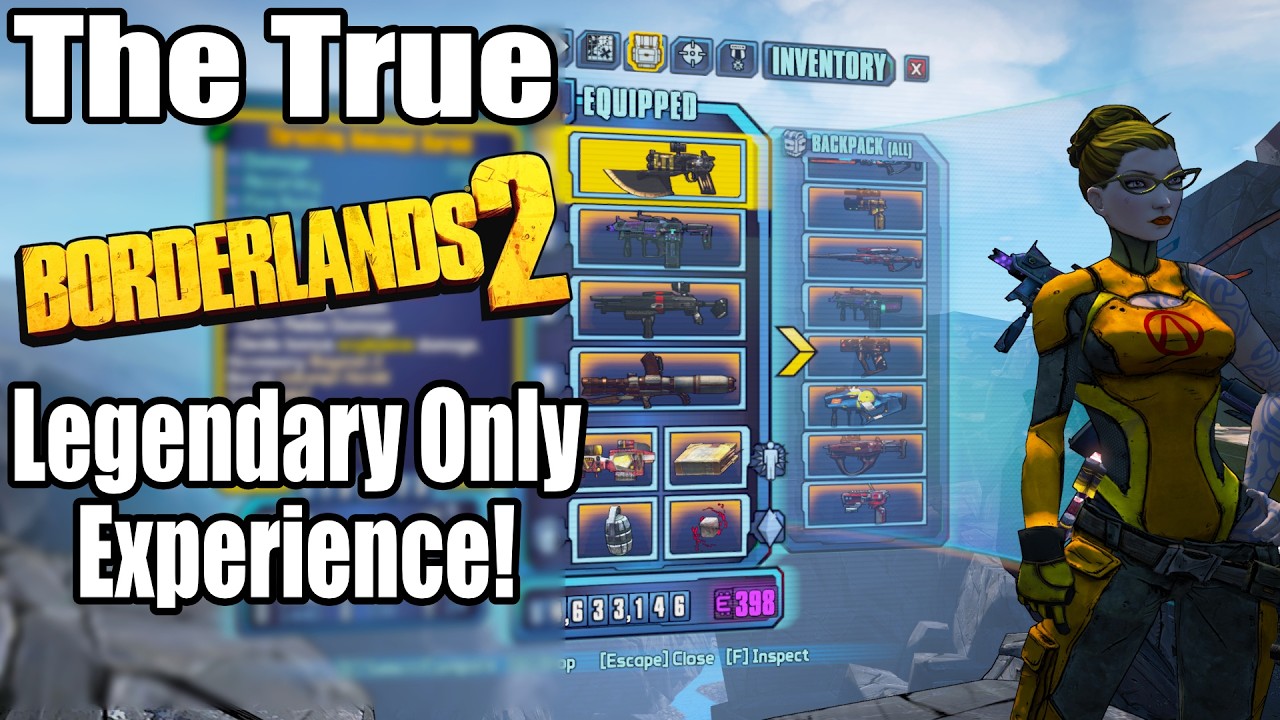Can You TRULY Beat Borderlands 2 With ONLY Legendary Gear?