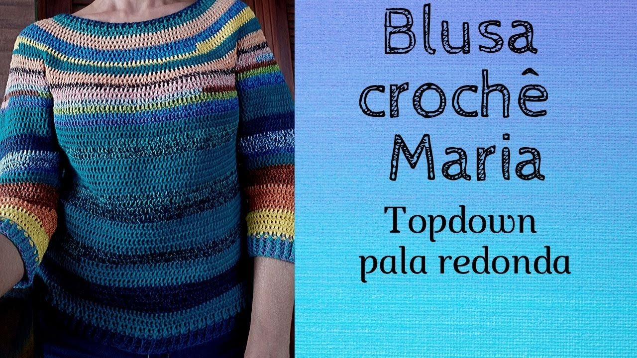 Blusa crochê Maria !