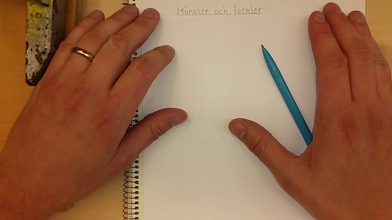 Ma1c Mönster och formler