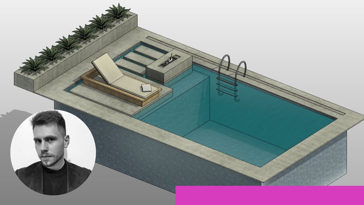 (Revit Famílias) - Criação de uma Piscina
