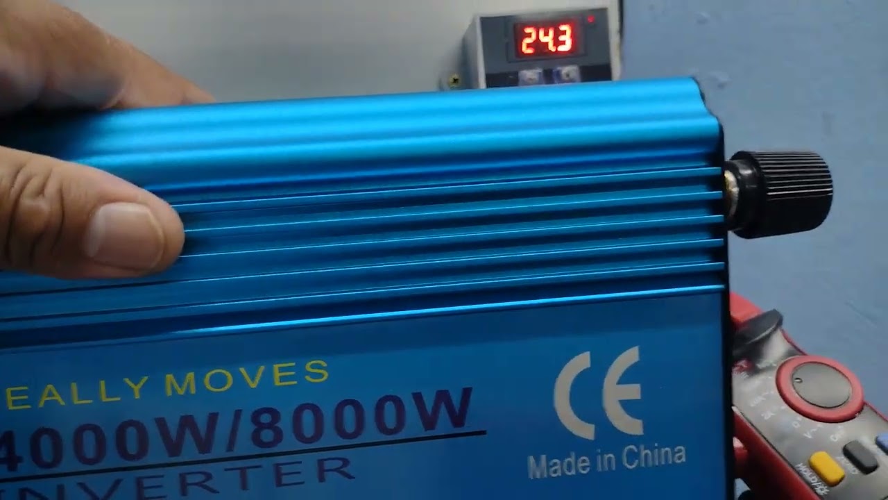 TESTE PESADO DO INVERSOR LVUAN 4000W 8000 PICO