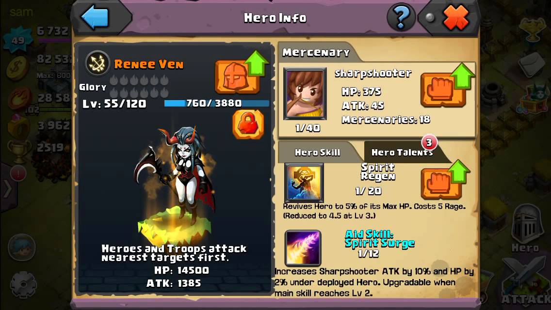 Clash of lords 2 - 25K jewels x3 hero hire !!! - P1