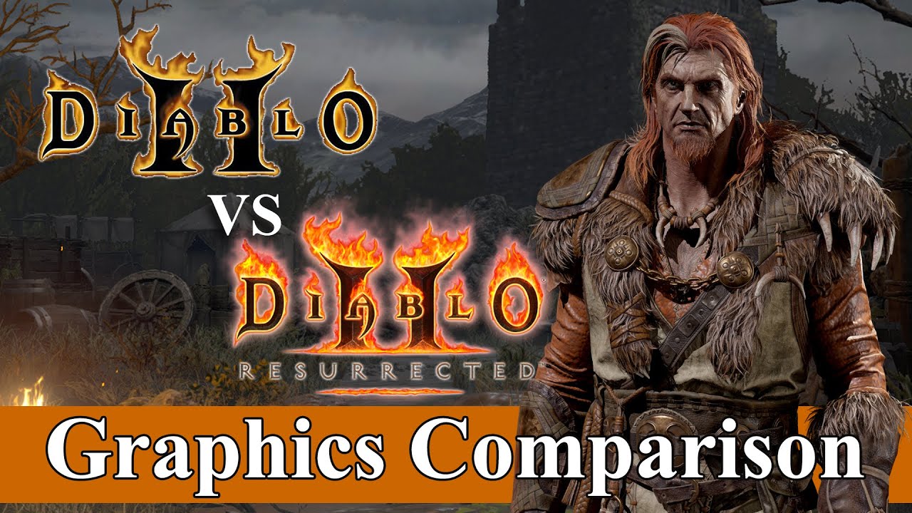 D2 vs D2R Graphics Comparison (Towns - All Acts)