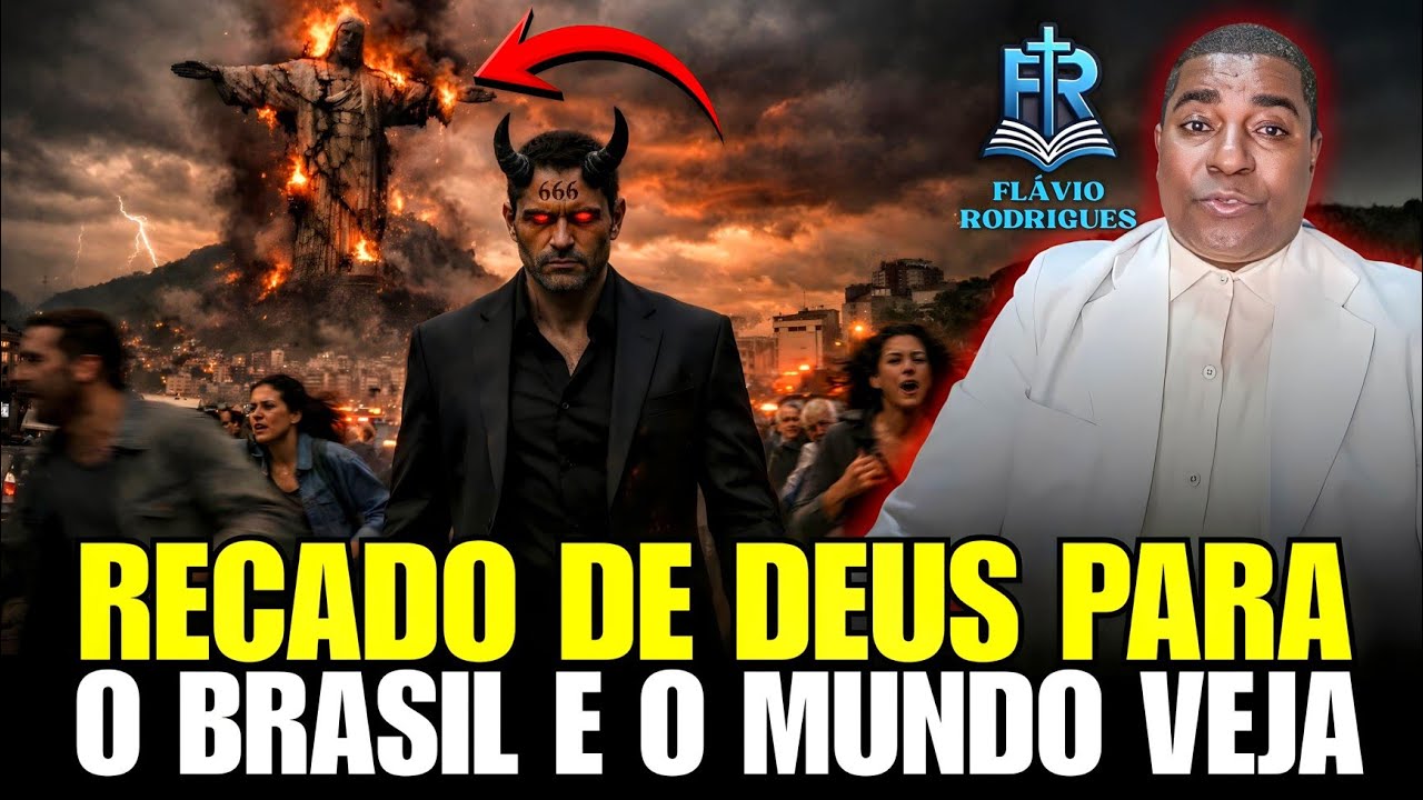 RECADO DE DEUS PARA O BRASIL E O MUNDO VEJA, MISSIONÁRIO FLÁVIO RODRIGUES 
