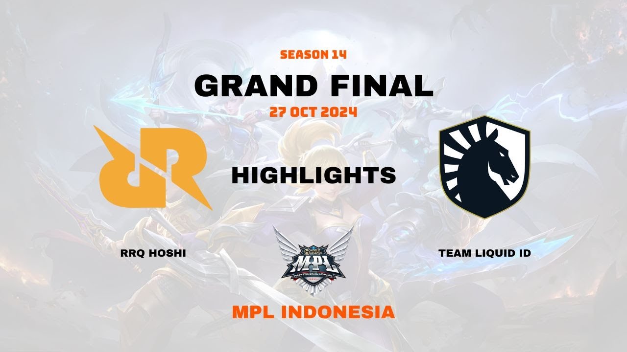 RRQ HOSHI VS TEAM LIQUID ID HIGHLIGHTS | MPL ID SEASON 14 | GRAND FINAL