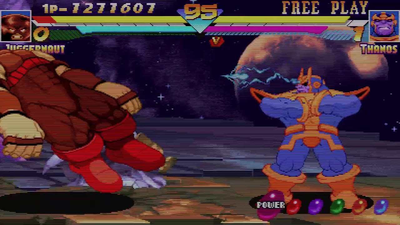 Marvel versus Capcom fighting collection.