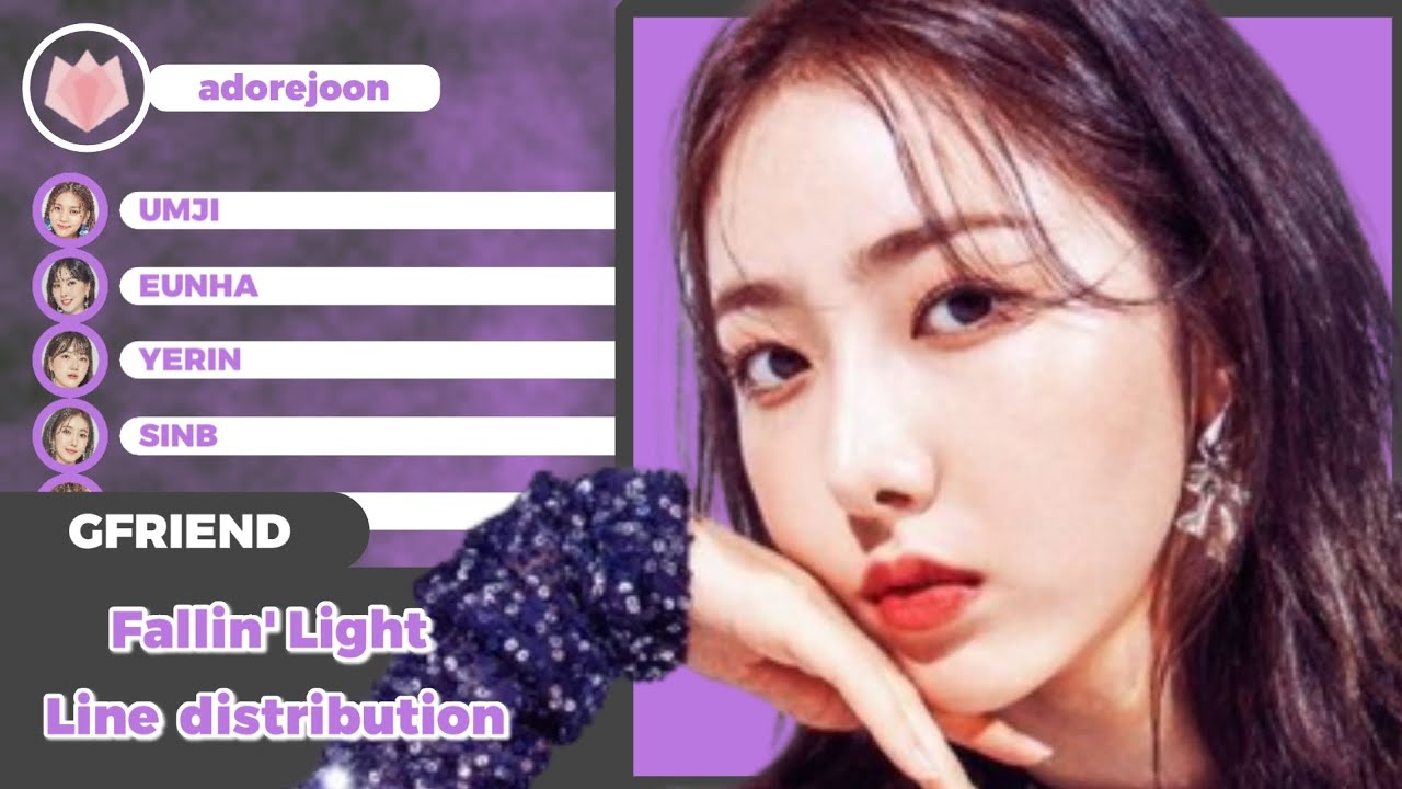 [REQ] Gfriend - Fallin' Light (line distribution)
