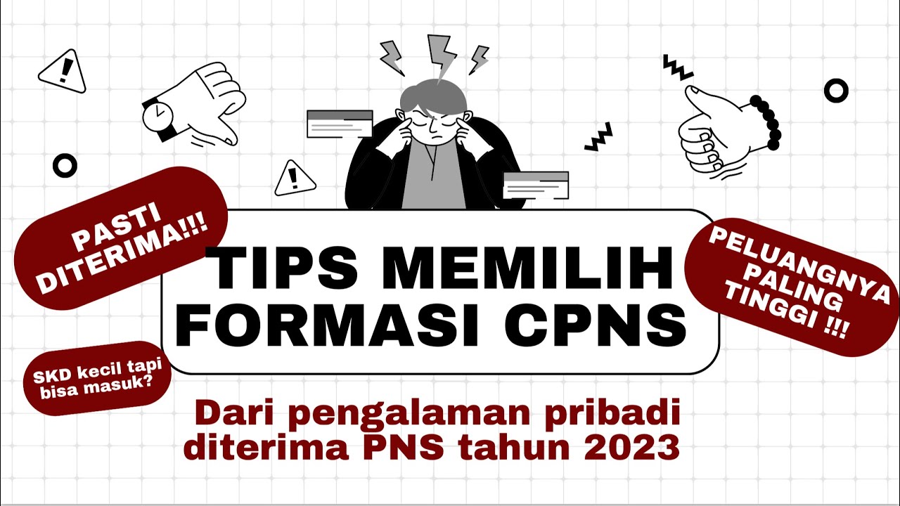 AUTO DITERIMA! TERNYATA INI RAHASIA MEMILIH FORMASI CPNS - PELUANG PALING TINGGI
