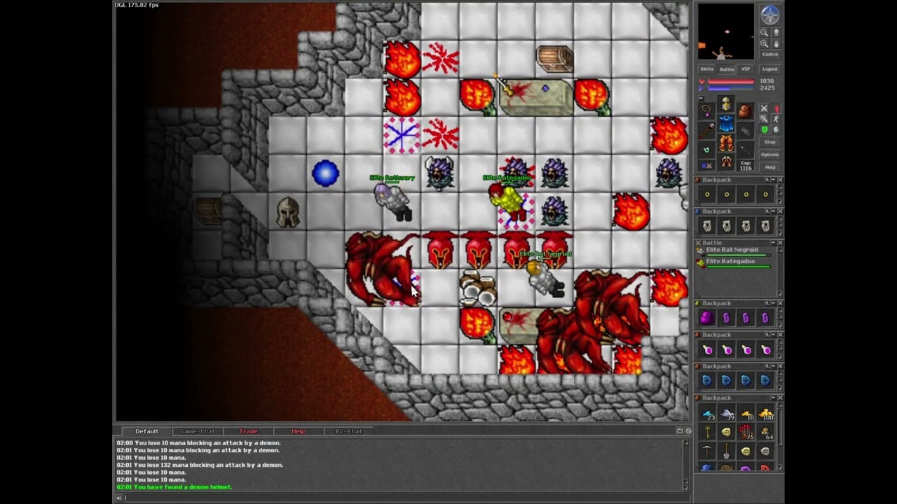 Tibiantis Test Server - Demon Helmet Quest - Elite Squad