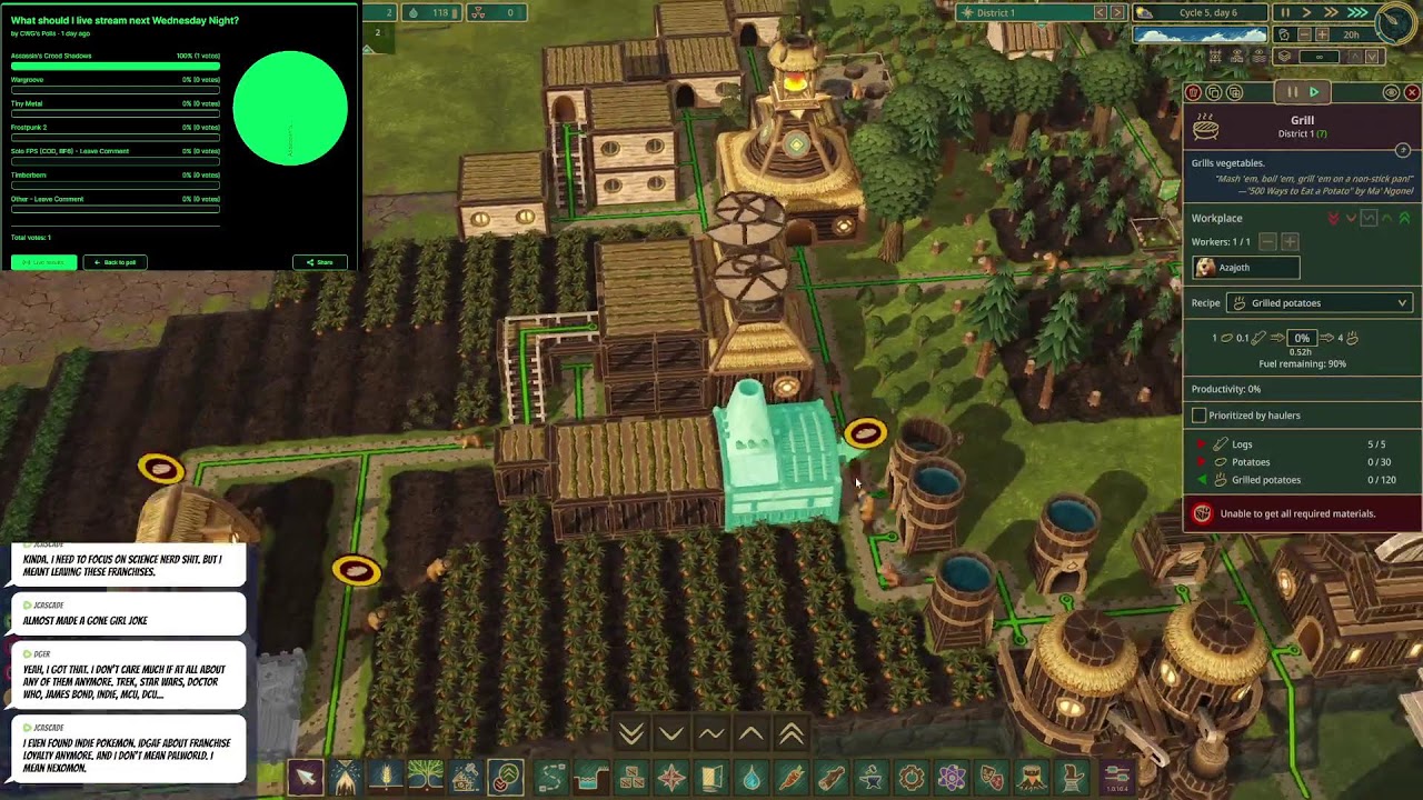 Community Pick Night – Timberborn | Wednesday Live