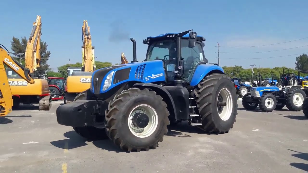 FABRICA DE TRACTORES NEW HOLLAND EN QUERETARO,  MEXICO. NOS  LLEGO  UN TITAN DE 345.00 HP.