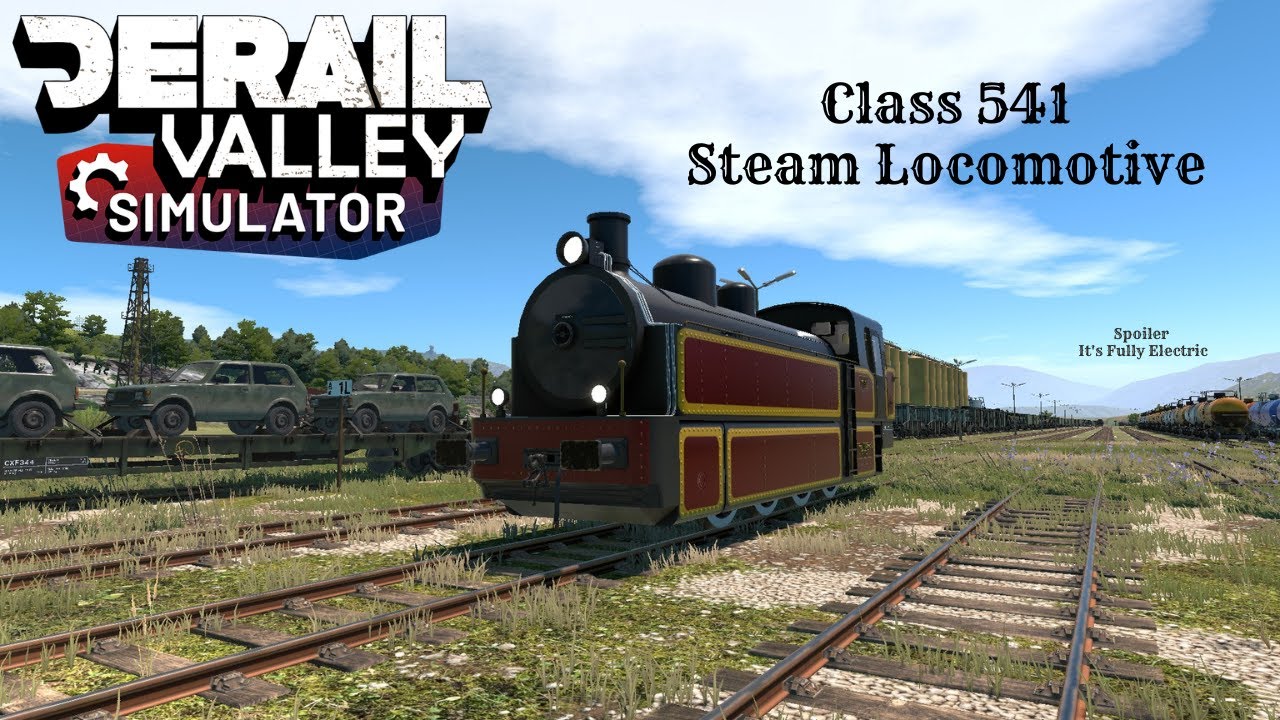 Derail Valley Simulator - The New Class 541 Steam Locomotive But It's Actually Fully Electric!