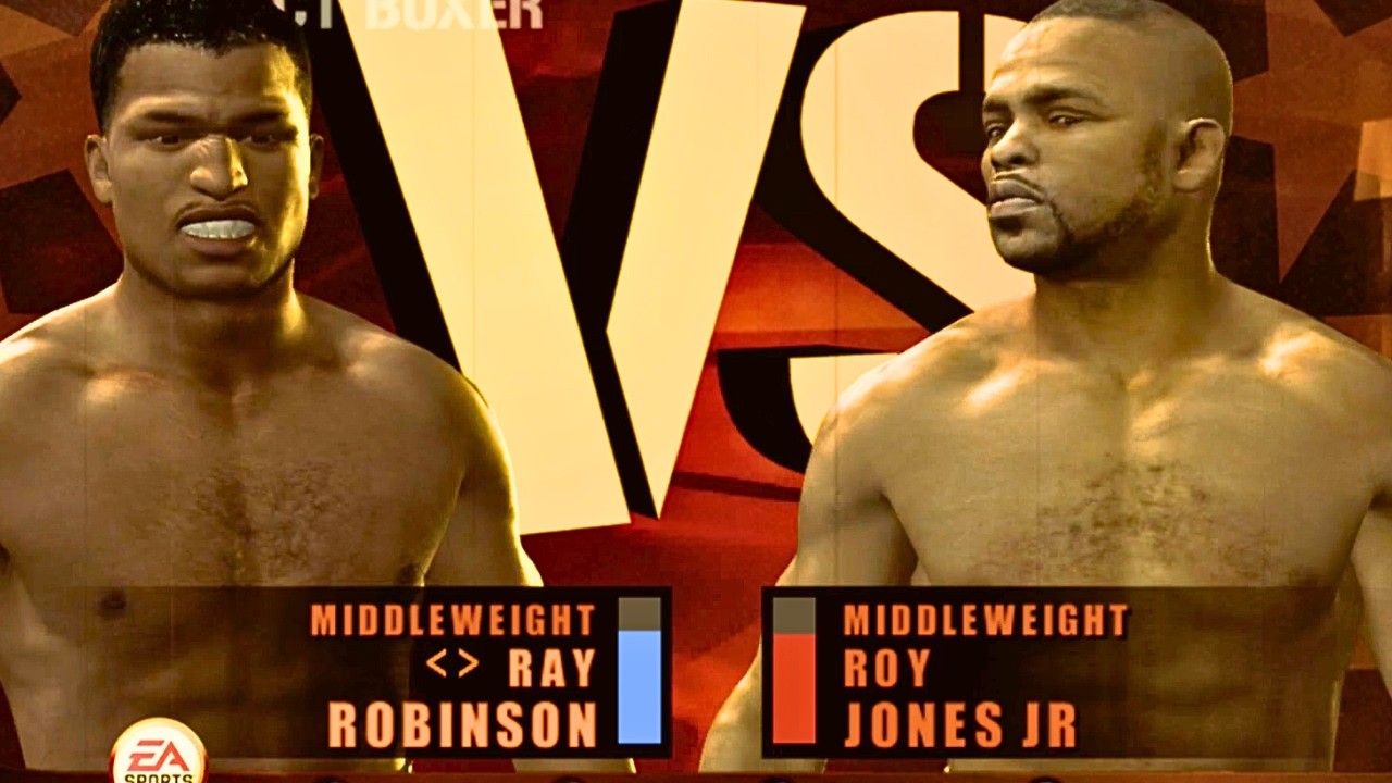 Sugar Ray Robinson vs Roy Jones Jr FULL FIGHT | Fight Night Round 3 AI Simulation Gameplay