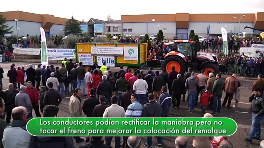 AGROEXPO 2014 Concurso maniobrabilidad de Tractor con Remolque